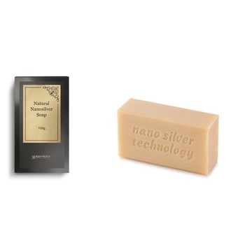 Натуральное антибактериальное серое мыло Raypath 100г