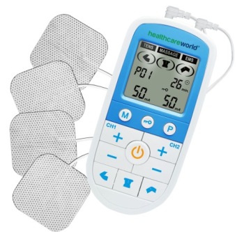 ЭЛЕКТРОСТИМУЛЯТОР TENS EMS ДВУХКАНАЛЬНЫЙ МИР ЗДРАВООХРАНЕНИЯ УМЕНЬШЕНИЕ БОЛИ