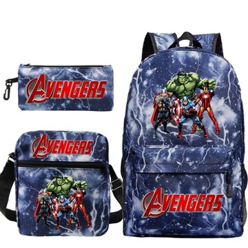 НАБОР РЮКЗАКОВ MARVEL AVENGERS Пенал ВЫКРОЙКИ