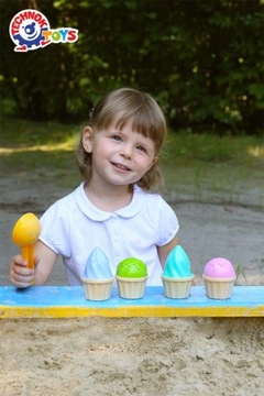 ZABAWKI PIASKU PIASKOWNICY FOREMKI LODY BABECZKI
