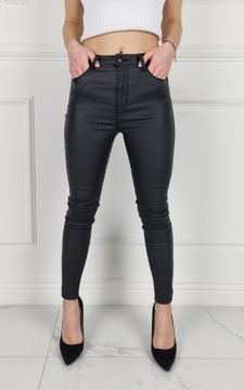 Моделирование вощеного брюк женская отжимающая кожа