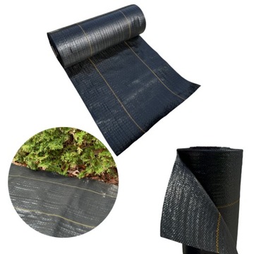 Agrowłóknina Agrotkanina Antychwast Czarna UV 0,8x1m 110g/m2 1mb na Metry