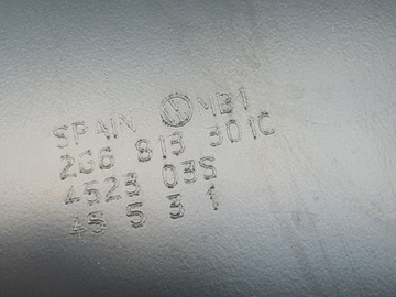 VW POLO 2G 2G6 РЕМЕНЬ ЗАДНИЙ 2G6813301C