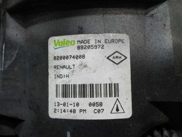 GRAND SCENIC III 10R HALOGEN LEVÝ 8200074008