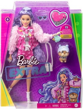 Барби Экстра мода кукла и домашнее животное GXF08