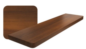Подоконник ЛАМИНИРОВАННЫЙ МДФ, цвет ОРЕХ LANZADO, толщина 3 см.