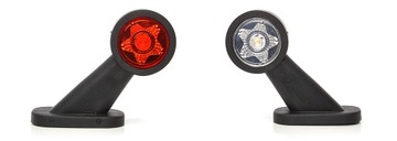 Lampa Obrysowa Obrysówka biało czerwona PARA L+P przednio-tylna