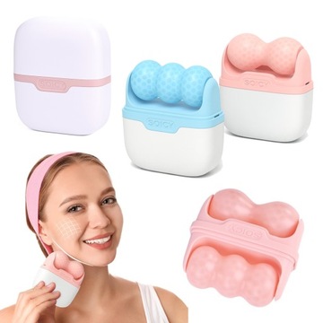 MASAŻER ROLLER CHŁODZĄCY DO CIAŁA I TWARZY ICE ROLLER DWUSTRONNY