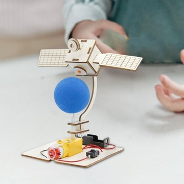 Деревянный набор для научных экспериментов, физический спутник