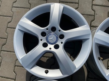 4× DISK HLINÍK MERCEDES-BENZ OE 7.0" X 16" 5X112 ET 37,5