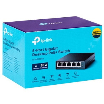 Przełącznik switch SG1005P 5 x GE (4x PoE) TP-LINK