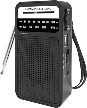 Przenośne radio AM FM mini radio