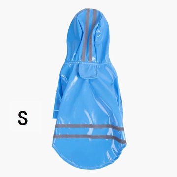 Pets Dog Clothes Hooded Raincoats Reflective Strip Dogs Rain Coat