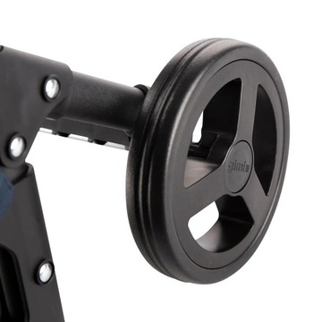 Wózek zakupy torba kółkach solidny NOWY Tris Gimi 6 KOŁOWY niebieski