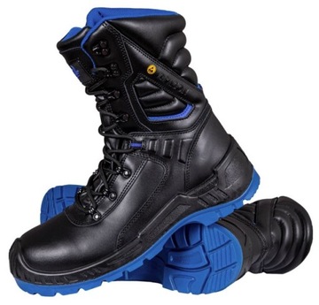 Buty Robocze Wysokie Zimowe Antypoślizgowe Ocieplane Antystatyczne S3 R. 43