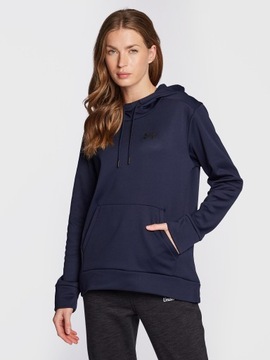 Under Armour Bluza Fleece Left Chest 1373055 Granatowy Regular Fit