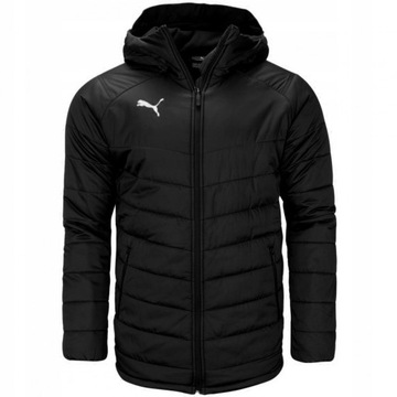 Puma kurtka dziecięca zimowa puchowa pikowana czarna ocieplana WarmCell 152