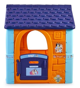 СИНИЙ САДОВЫЙ ДОМИК ДЛЯ ДЕТЕЙ ПЛАСТИКОВЫЙ ФЕВРОВЫЙ СИНИЙ И ТВЕРДЫЙ БИНГО