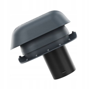 Санитарный дымоход fi125 EVERY TILE ANTHRACITE 7016