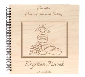 ALBUM NA ZDJĘCIA PIERWSZA KOMUNIA Personalizowany Prezent na Komunię