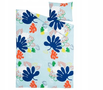POŚCIEL KANTDRACENA IKEA KOMPLET POŚCIELI 150X200 NIEBIESKA