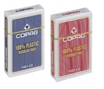 Karty Poker Jumbo czerwone 1x55 CARTAMUNDI Cartamundi 362077