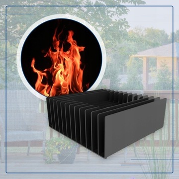 БОЛЬШОЙ камин Садовый гриль РЕШЕТКИ ERIZO 60x40 Камин Стальной котел