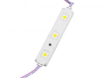 Moduł LED 5050 3 diody biały ciepły wodoodporny