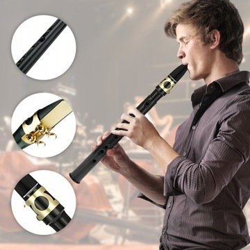 Мини-карманный саксофон-кларнет УЧИМСЯ ИГРАТЬ НА МУЗЫКАЛЬНОМ ИНСТРУМЕНТЕ