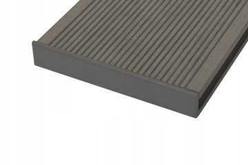 Торцевые заглушки для террасной доски BERGDECK, Антрацит