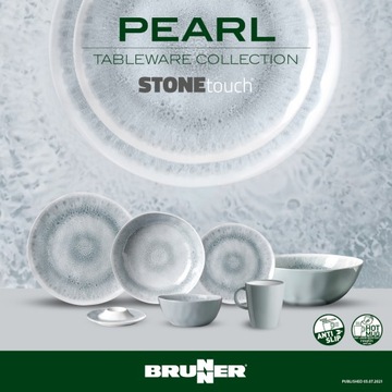 ОБЕДЕННЫЙ НАБОР BRUNNER PEARL MELAMINE 12 шт.