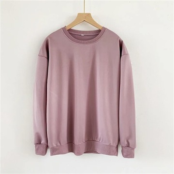Sweatshirts Womens Spring New Simple Solid All-mat