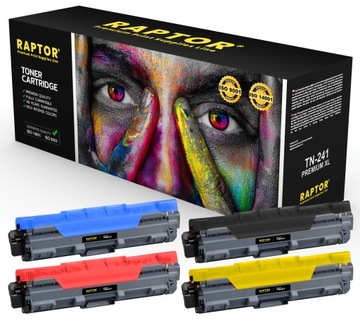 4x TONER DO BROTHER TN241 MFC-9130CW MFC-9140CDN