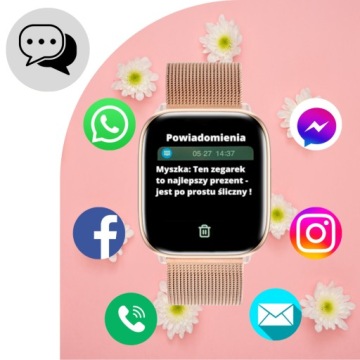СМАРТЧАСЫ ЖЕНСКИЕ ЧАСЫ ПОЛЬСКИЙ МЕНЮ ВЫЗОВЫ УВЕДОМЛЕНИЯ ИМПУЛЬСНЫЙ AMOLED