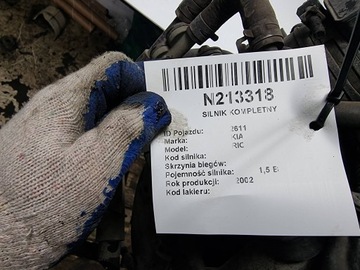 MOTOR KOMPLETNÍ 1,5 BENZÍN KIA RIO