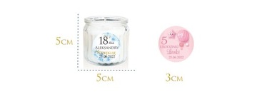 Свеча Спасибо крещение Курица день рождения