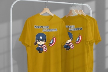 KOSZULKA T-SHIRT CAPTAIN AMERICA MARVEL L JAKOŚĆ