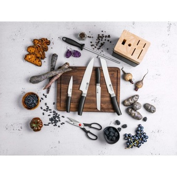 Zwilling Now S Набор из 4 ножей в блоке из 7 элементов, черный