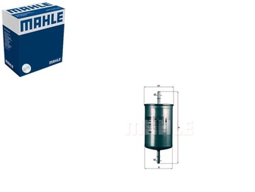 MAHLE FILTR PALIWA MAHLE 30817997 ALG2074 F5908 45