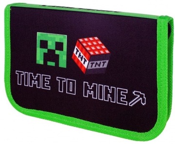 Piórnik szkolny Minecraft bez wyposażenia