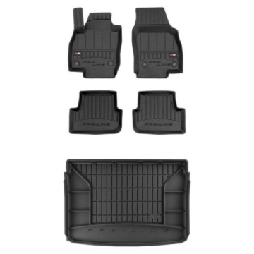 3D gumová sada koberců a rohožek Seat Arona od roku 2017, horní podlaha zavazadlového prostoru