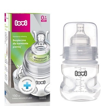 LOVI Butelka samosterylizująca 150ml mini 0m+