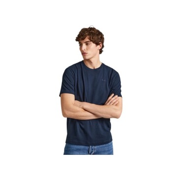 PEPE JEANS KOSZULKA MĘSKA T-SHIRT CONNOR GRANATOWA r. L