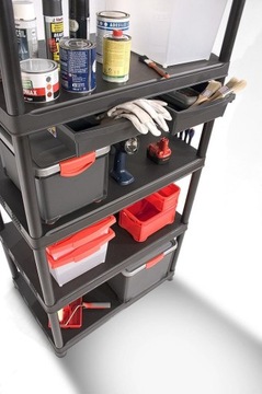 KETER ПЛАСТИКОВАЯ ПОЛКА 5 ПОЛОК 90 x 60 x 187 см