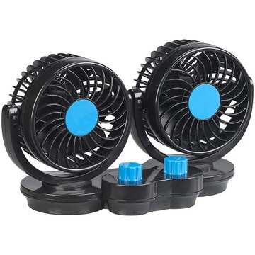 ПОРТАТИВНЫЙ КОНДИЦИОНЕР С ДВОЙНЫМ АВТОМОБИЛЬНЫМ ВЕНТИЛЯТОРОМ, РЕГУЛИРУЕМЫЙ НА 360°