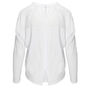 WRANGLER BACK OPENING LONGSLEEVE BIAŁA BLUZKA -S