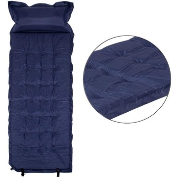 САМОНАДУВАЮЩИЙСЯ ТУРИСТИЧЕСКИЙ КОВрик С ПОДУШКОЙ 193 СМ, ТОЛСТЫЙ МАТРАС