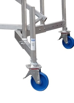 Алюминиевые леса Krause ClimTec 3м, колеса 125