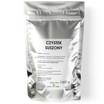 CZYSTEK SUSZONY naturalny herbata 1kg