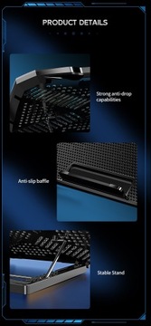 ОХЛАЖДАЮЩАЯ ПОДСТАВКА ДЛЯ НОУТБУКА до 16 ДЮЙМОВ